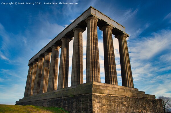 National Monument of Scotland, Edinburgh Picture Board by Navin Mistry