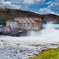 Buy canvas prints of Pitlochry Dam Hydro Electric Power Station  by Navin Mistry