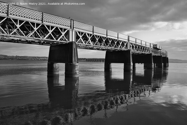 The Tay Bridge, Dundee Scotland Picture Board by Navin Mistry