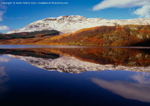 Loch Lubhair, Glen Dochart, Scotland  Picture Board by Navin Mistry