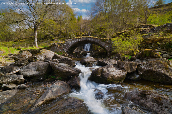 Allt da Ghob Waterfall Glen Lyon Perthshire Picture Board by Navin Mistry