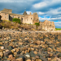 Buy canvas prints of Inchcolm Abbey, Incolm Island, Firth of Forth by Navin Mistry