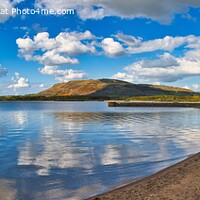 Buy canvas prints of Loch Leven looking towards Bishop Hill by Navin Mistry