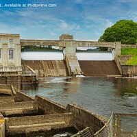 Buy canvas prints of Pitlochry Hydro-Electric Power Station by Navin Mistry