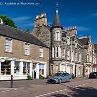 Buy canvas prints of A view of Birnam, Perthshire by Navin Mistry