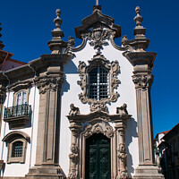 Buy canvas prints of The Malheiras Chapel, Viana do Castelo by Navin Mistry