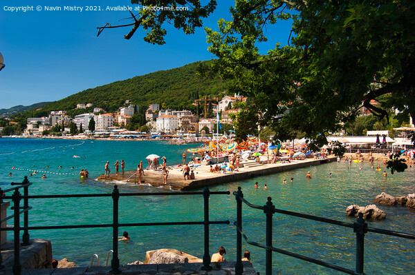 Opatija, Croatia Picture Board by Navin Mistry