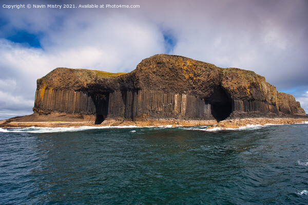 Island of Staffa, Inner Hebrides, Argyll and Bute, Scotland. Picture Board by Navin Mistry