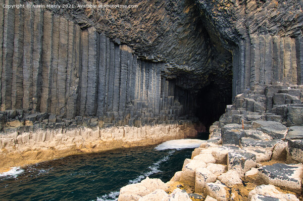 Fingal's Cave, Staffa, Inner Hebrides, Scotland Picture Board by Navin Mistry