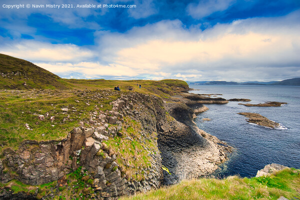 Island of Staffa, Inner Hebrides, Argyll and Bute, Scotland. Picture Board by Navin Mistry