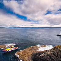 Buy canvas prints of Island of Staffa, Inner Hebrides, Argyll and Bute, Scotland.  by Navin Mistry