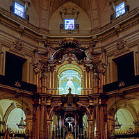 Buy canvas prints of Basílica de Santa Maria, Elche  by Navin Mistry