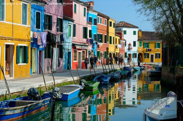 Burano, Venice Lagoon, Italy  Picture Board by Navin Mistry