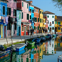 Buy canvas prints of Burano, Venice Lagoon, Italy  by Navin Mistry