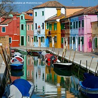 Buy canvas prints of Burano, Venice Lagoon, Italy   by Navin Mistry