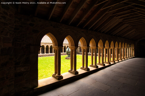 The Cloisters, Iona Abbey, Scotland Picture Board by Navin Mistry