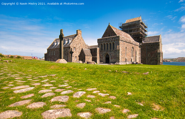 Iona Abbey, Inner Hebrides, Scotland Picture Board by Navin Mistry