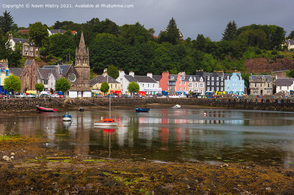Tobermory Harbour, Island of Mull, Scotland Picture Board by Navin Mistry