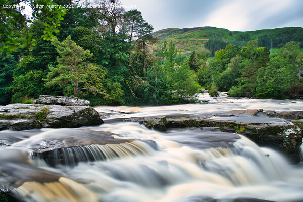 The Falls of Dochart, Killin  Picture Board by Navin Mistry