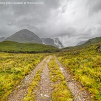 Buy canvas prints of The West Highland Way, Glen Coe Scotland by Navin Mistry