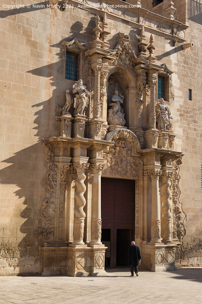 Basilica of Santa Maria, Alicante Picture Board by Navin Mistry