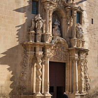 Buy canvas prints of Basilica of Santa Maria, Alicante by Navin Mistry