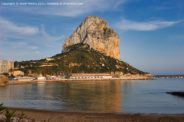 A view of the Peñón de Ifach, Calpe Costa Blanca Picture Board by Navin Mistry