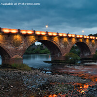 Buy canvas prints of Perth Bridge or Smeaton's Bridge over the River Tay by Navin Mistry