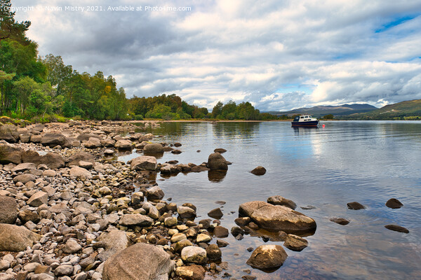 The South Shore of Loch Rannoch, Perthshire Scotland Picture Board by Navin Mistry