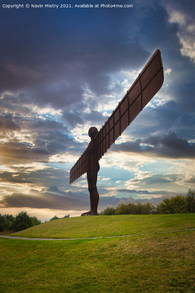 The Angel of the North Picture Board by Navin Mistry