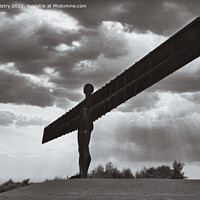 Buy canvas prints of The Angel of the North, Gateshead by Navin Mistry