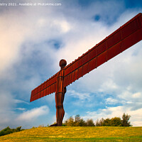 Buy canvas prints of The Angel of the North  by Navin Mistry