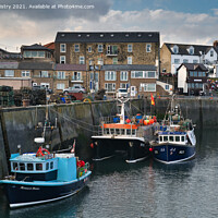 Buy canvas prints of Seahouses Harbour Northumberland, England   by Navin Mistry