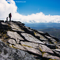 Buy canvas prints of The summit of Schiehallion by Navin Mistry