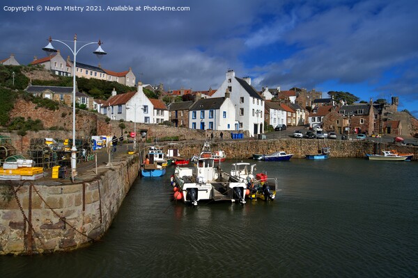 Crail Harbour, East Neuk of Fife. Picture Board by Navin Mistry