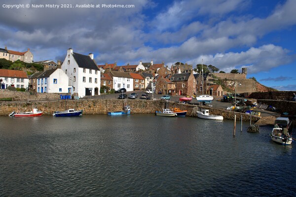 Crail Harbour, East Neuk of Fife. Picture Board by Navin Mistry