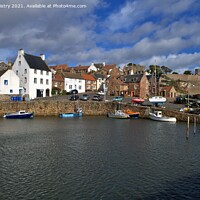 Buy canvas prints of Crail Harbour, East Neuk of Fife. by Navin Mistry