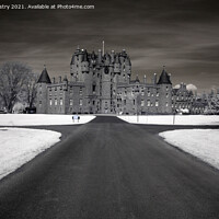 Buy canvas prints of Glamis Castle Infrared Image by Navin Mistry