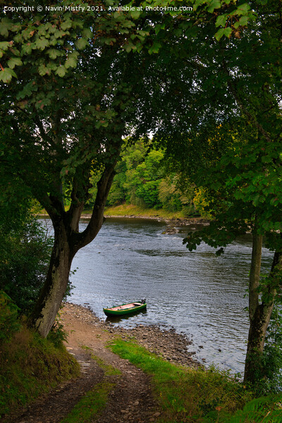 Taymount Salmon Fishing, River Tay, Scotland Picture Board by Navin Mistry