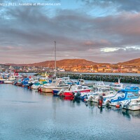 Buy canvas prints of Scalloway Harbour, Shetland Islands  by Navin Mistry