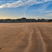Buy canvas prints of West Sands Beach St. Andrews, East Neuk of Fife by Navin Mistry