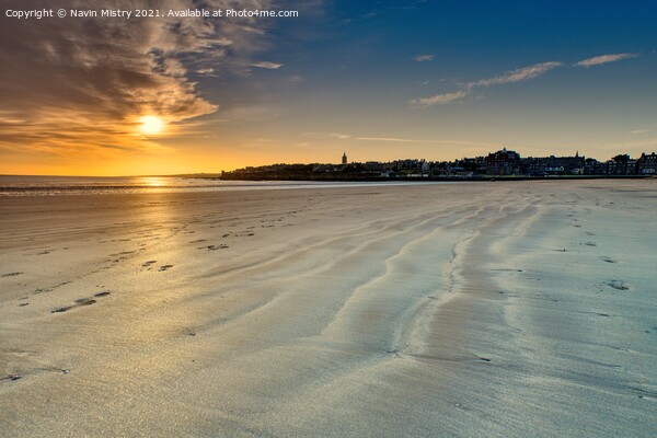 West Sands Beach, St. Andrews Picture Board by Navin Mistry