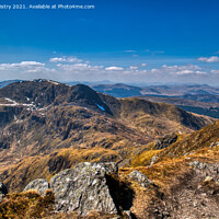 Buy canvas prints of A view of Stuc a Chroin (Munro 975 m)  by Navin Mistry