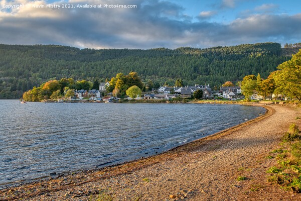 A view of the Kenmore and the banks of Loch Tay Picture Board by Navin Mistry