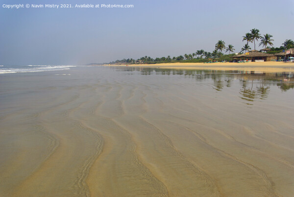 Benhaulim Beach, South Goa, India Picture Board by Navin Mistry