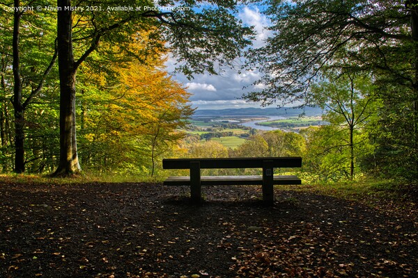 Kinnoull Hill Viewpoint, Perth, Scotland Picture Board by Navin Mistry