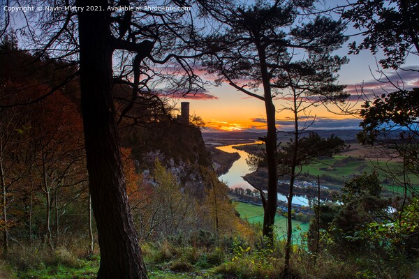 Sunrise from Kinnoull Hill, Perth, Scotland Picture Board by Navin Mistry