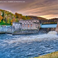 Buy canvas prints of Pitlochry Hydroelectric Dam, Perthshire by Navin Mistry