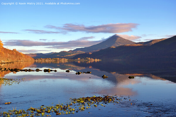 A view of Schiehallion and Loch Rannoch  Picture Board by Navin Mistry