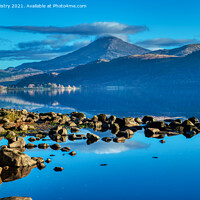 Buy canvas prints of A view of Schiehallion and Loch Rannoch by Navin Mistry
